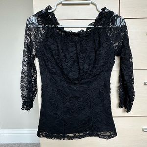 ✨5 for $25✨Women’s lace 3/4s sleeve top
